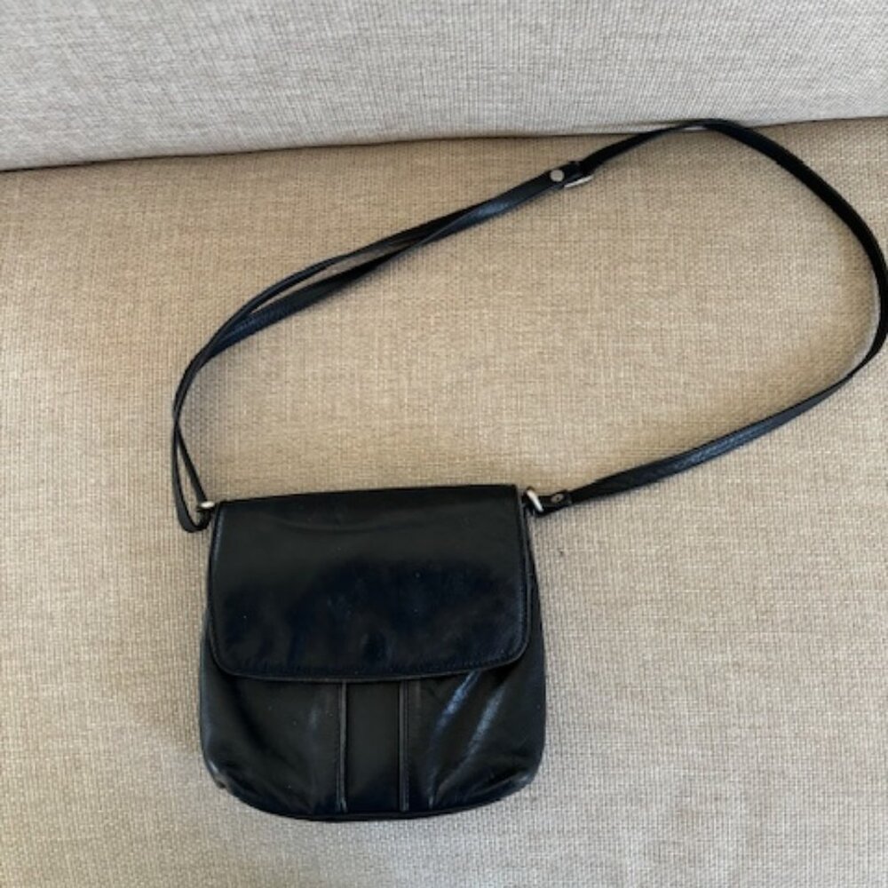 fabiani black cross body bag